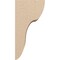 Ekena Millwork 8"W x 8"D x 16"H Wide Carmel Rough Cedar Woodgrain TimberThane Corbel, Primed Tan CORUR08X08X16CARRCPR - alternate 3